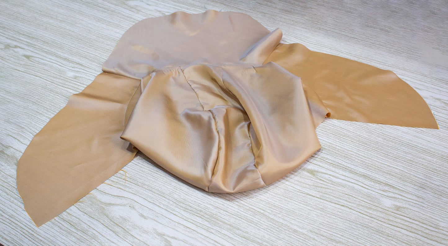 Detachable hood with zipper PDF Pattern