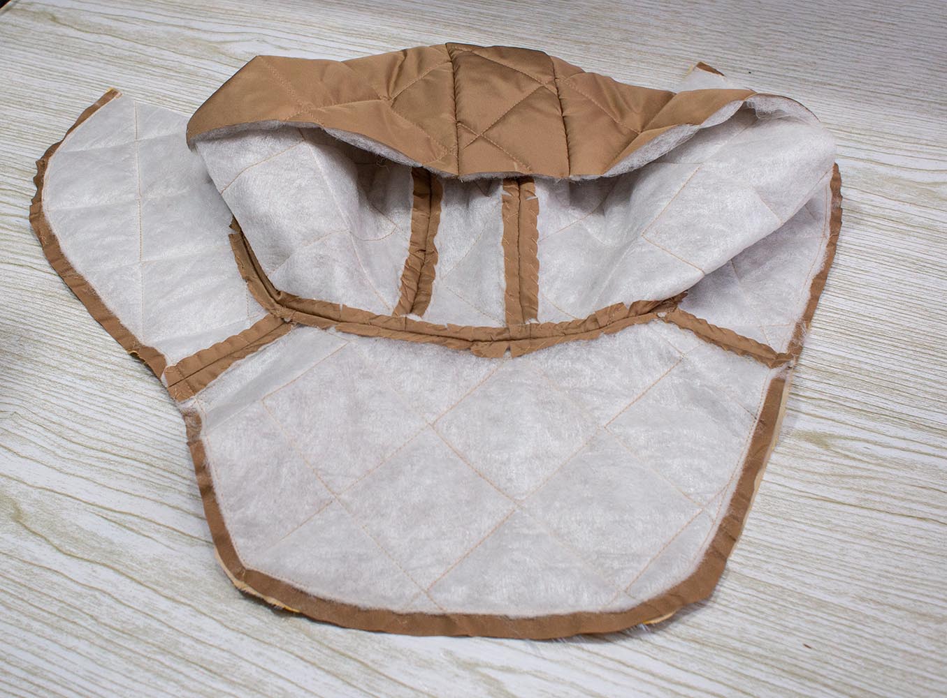 Detachable hood with zipper PDF Pattern