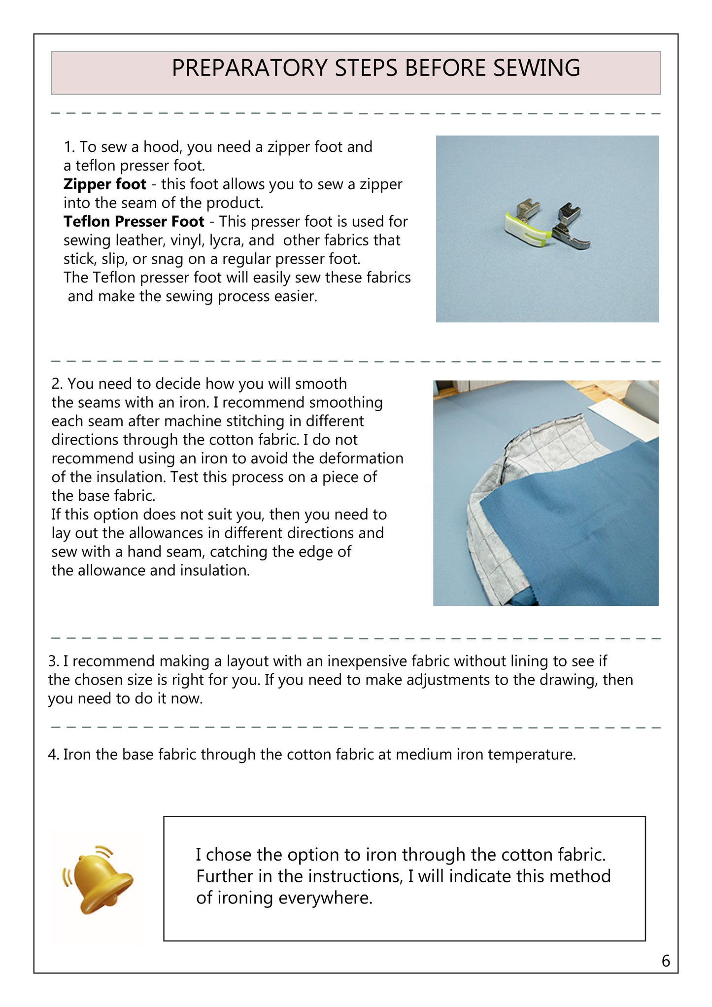 Detachable hood with zipper PDF Pattern