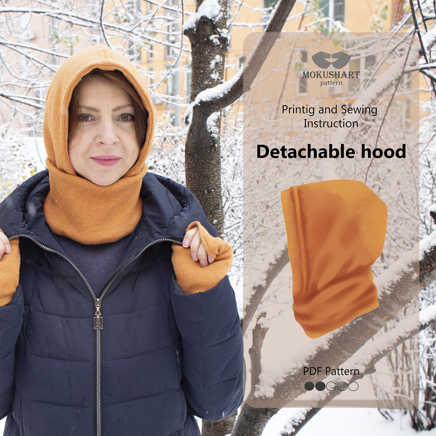 Winter Hood pattern PDF