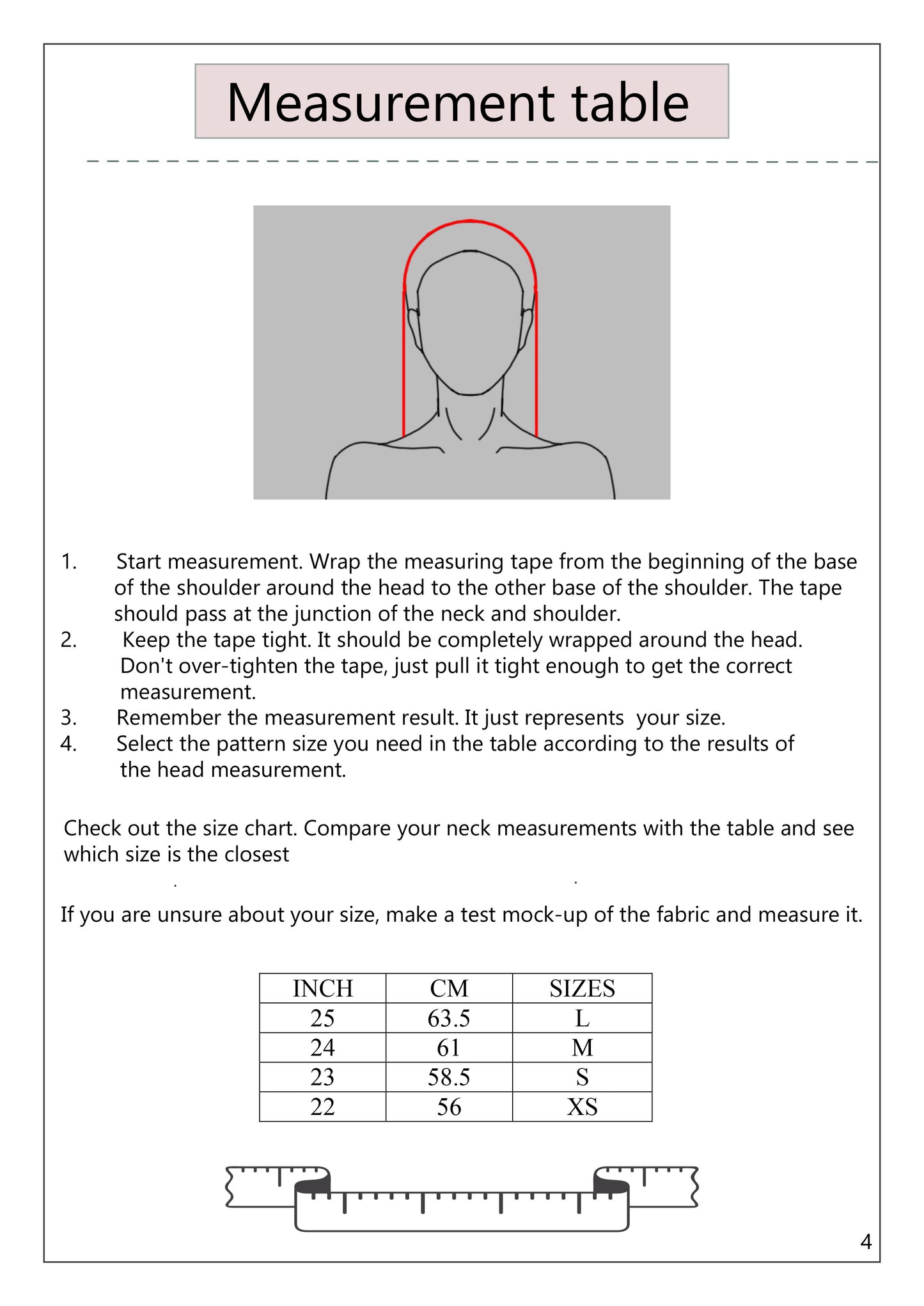 Winter Hood pattern PDF